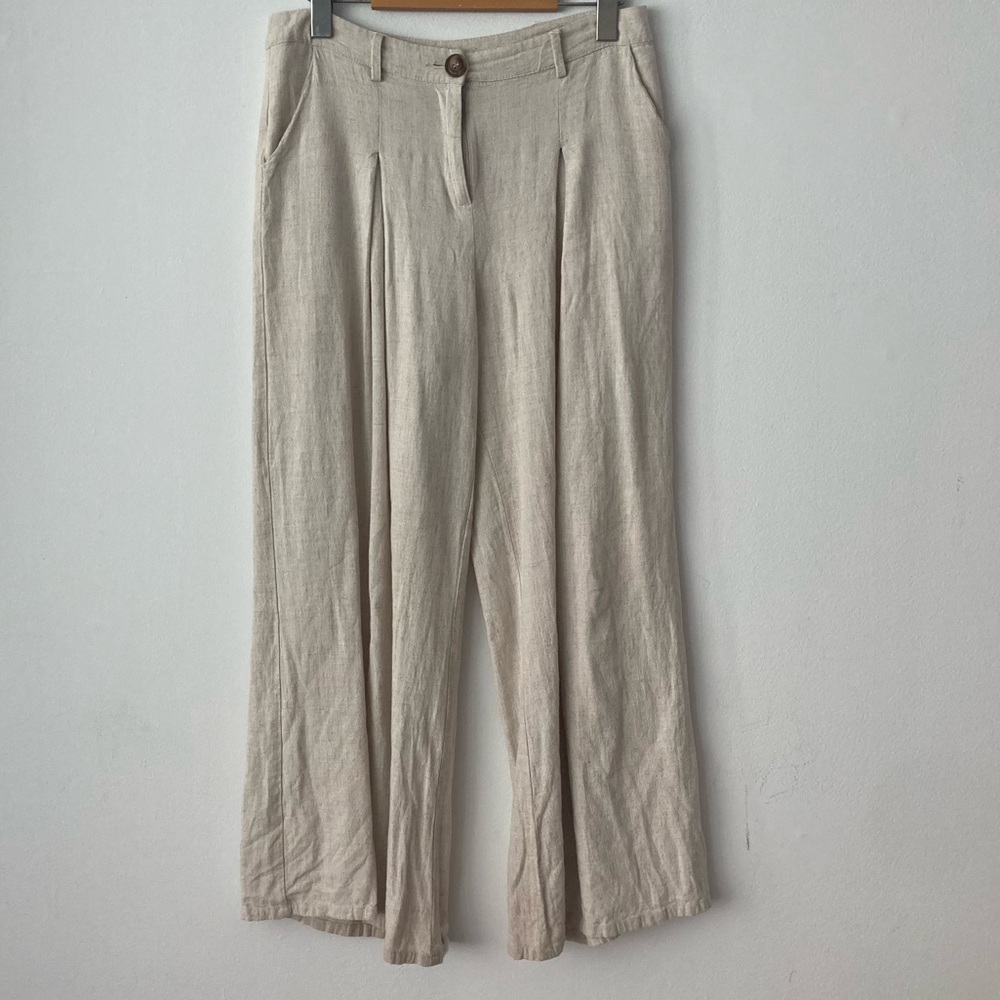 Flowy linen pants
